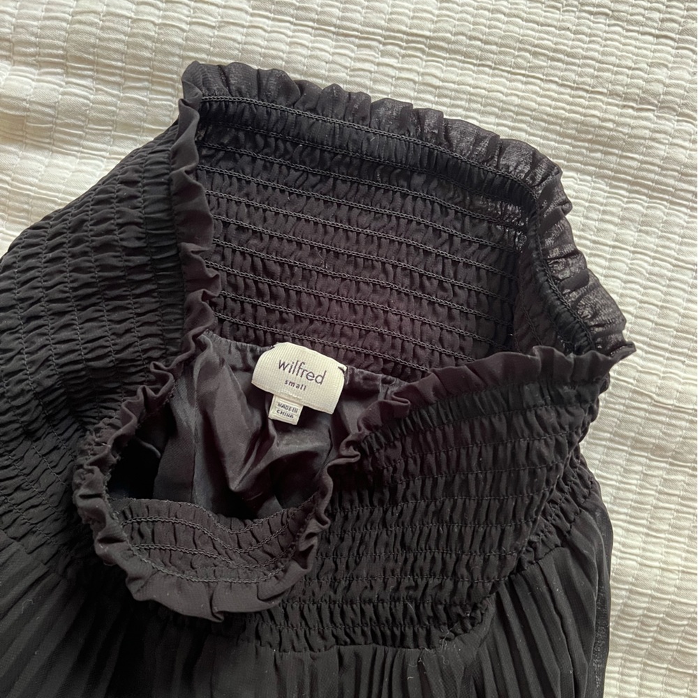 Aritiza Wilfred Black Skirt Sz Small